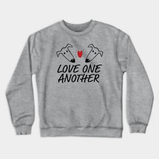 Two Greyhounds Love One Another Crewneck Sweatshirt